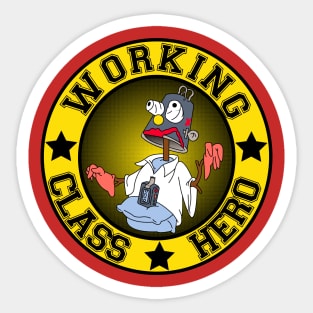 WORKING CLASS HERO Sticker